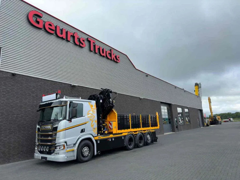 Crédit-bail de Scania R530 V8 NGS 8X4 TRIDEM MET HYVA 2Z KIPPER + HMF 5020-K6 + JIB FJ1000-K5 KRAAN/KRAN/CRANE/GRUA Scania R530 V8 NGS 8X4 TRIDEM MET HYVA 2Z KIPPER + HMF 5020-K6 + JIB FJ1000-K5 KRAAN/KRAN/CRANE/GRUA: photos 13