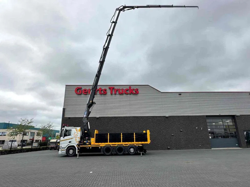 Crédit-bail de Scania R530 V8 NGS 8X4 TRIDEM MET HYVA 2Z KIPPER + HMF 5020-K6 + JIB FJ1000-K5 KRAAN/KRAN/CRANE/GRUA Scania R530 V8 NGS 8X4 TRIDEM MET HYVA 2Z KIPPER + HMF 5020-K6 + JIB FJ1000-K5 KRAAN/KRAN/CRANE/GRUA: photos 6
