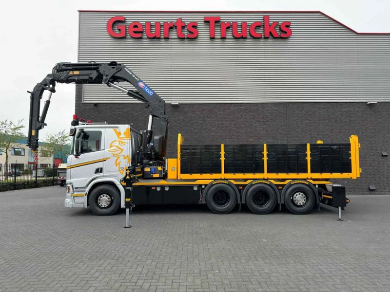 Crédit-bail de Scania R530 V8 NGS 8X4 TRIDEM MET HYVA 2Z KIPPER + HMF 5020-K6 + JIB FJ1000-K5 KRAAN/KRAN/CRANE/GRUA Scania R530 V8 NGS 8X4 TRIDEM MET HYVA 2Z KIPPER + HMF 5020-K6 + JIB FJ1000-K5 KRAAN/KRAN/CRANE/GRUA: photos 9