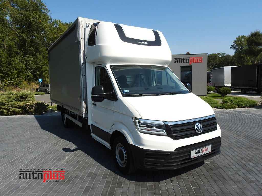 Volkswagen CRAFTER PRITSCHE PLANE 10 PALETTEN WEBASTO - Utilitaire rideaux coulissants (PLSC): photos 1 Volkswagen CRAFTER PRITSCHE PLANE 10 PALETTEN WEBASTO - Utilitaire rideaux coulissants (PLSC): photos 1