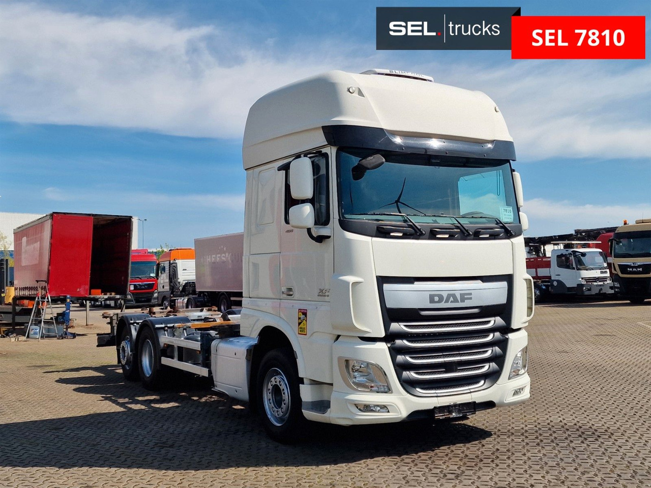 DAF XF 460 FAN / Intarder / Lenkachse / Standklima - Camion porte-conteneur/ Caisse mobile: photos 3 DAF XF 460 FAN / Intarder / Lenkachse / Standklima - Camion porte-conteneur/ Caisse mobile: photos 3