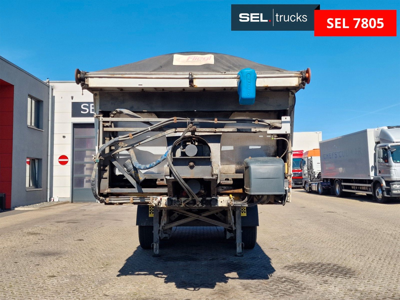 Fliegl ASS 372 Thermo / Thermomulde mit Abschiebetechn. - Semi-remorque benne: photos 2 Fliegl ASS 372 Thermo / Thermomulde mit Abschiebetechn. - Semi-remorque benne: photos 2