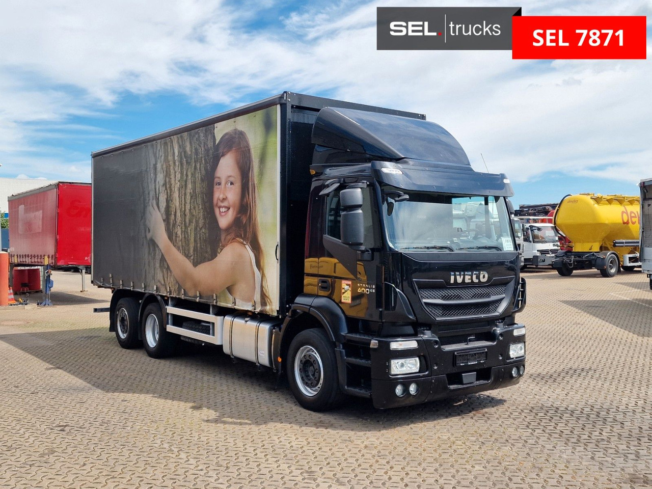 Iveco Stralis 400 / Staplerhalterung / Lenk-Liftachse - Camion à rideaux coulissants: photos 3 Iveco Stralis 400 / Staplerhalterung / Lenk-Liftachse - Camion à rideaux coulissants: photos 3