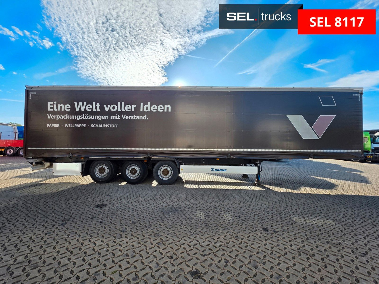 Krone SD / 2 Liftachsen / EDSCHA - Semi-remorque rideaux coulissants: photos 4 Krone SD / 2 Liftachsen / EDSCHA - Semi-remorque rideaux coulissants: photos 4