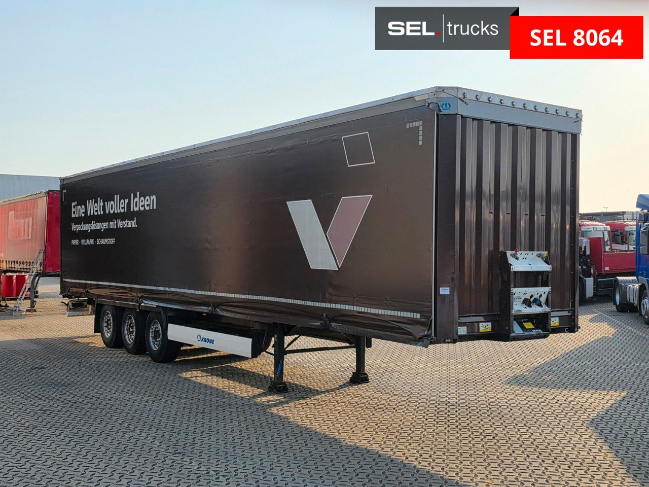 Krone SZ / EDSCHA / Liftachse - Semi-remorque rideaux coulissants: photos 3 Krone SZ / EDSCHA / Liftachse - Semi-remorque rideaux coulissants: photos 3