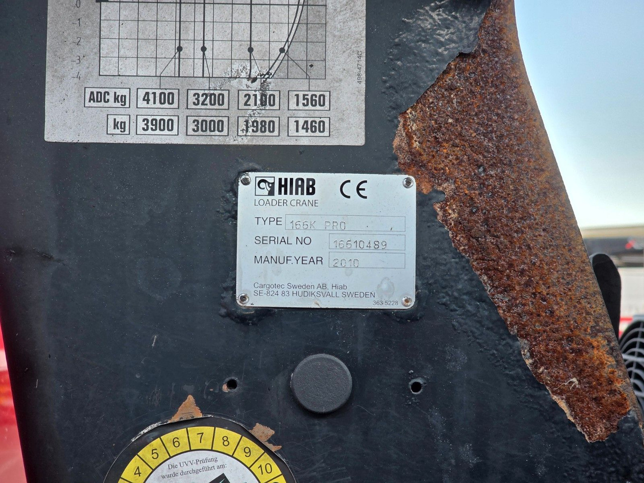 Camion grue MAN TGX 26.360 6x2-2 BL / Intarder / HIAB 166K PRO: photos 12 Camion grue MAN TGX 26.360 6x2-2 BL / Intarder / HIAB 166K PRO: photos 12