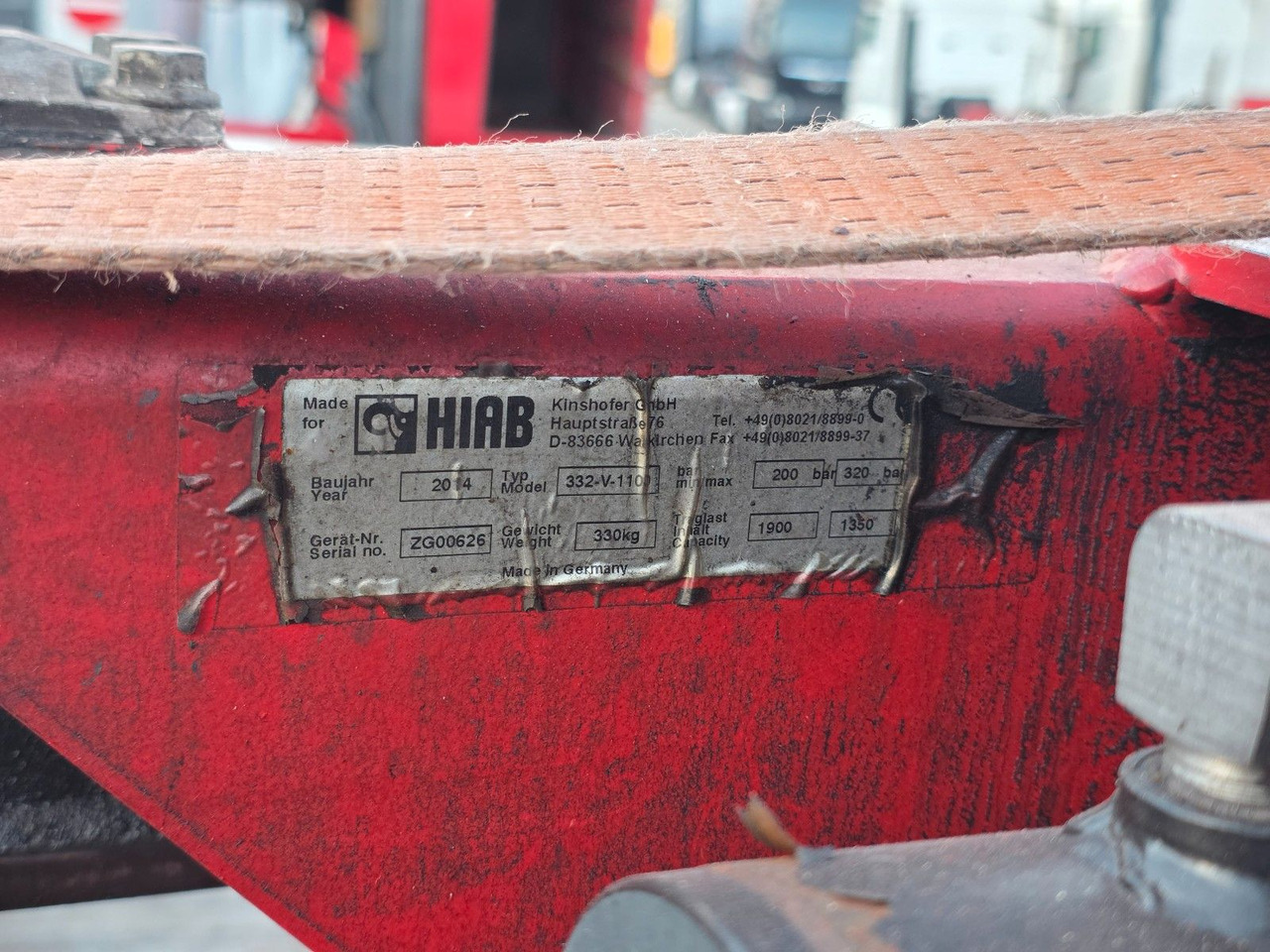 Camion grue MAN TGX 26.360 6x2-2 BL / Intarder / HIAB 166K PRO: photos 14 Camion grue MAN TGX 26.360 6x2-2 BL / Intarder / HIAB 166K PRO: photos 14