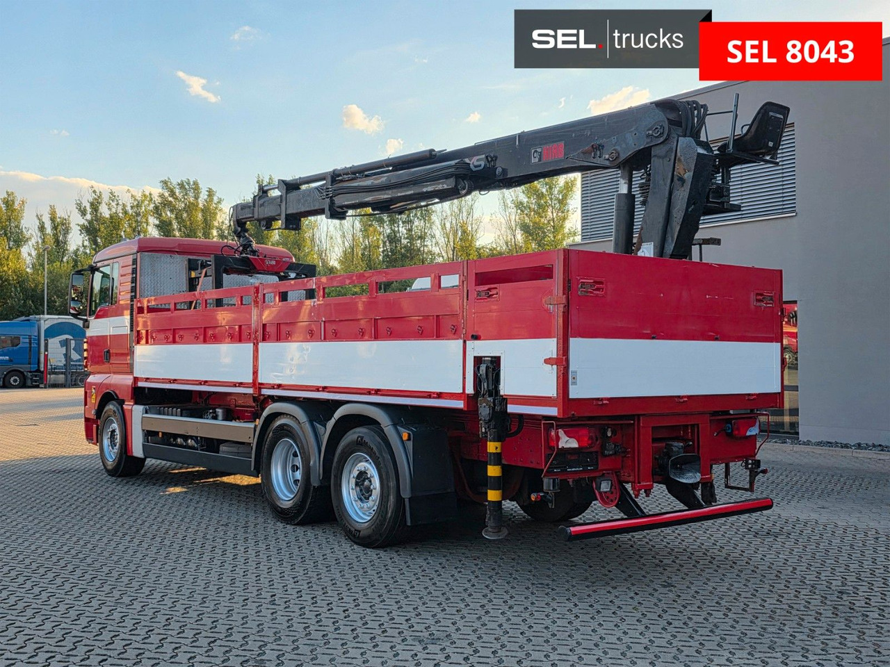 Camion grue MAN TGX 26.360 6x2-2 BL / Intarder / HIAB 166K PRO: photos 7 Camion grue MAN TGX 26.360 6x2-2 BL / Intarder / HIAB 166K PRO: photos 7