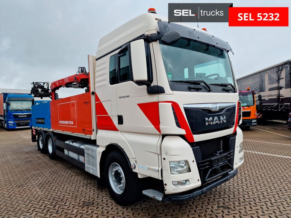 MAN TGX 26.440 / Intarder / Fassi / Lenkachse MAN TGX 26.440 / Intarder / Fassi / Lenkachse - Camion grue: photos 3 MAN TGX 26.440 / Intarder / Fassi / Lenkachse MAN TGX 26.440 / Intarder / Fassi / Lenkachse - Camion grue: photos 3