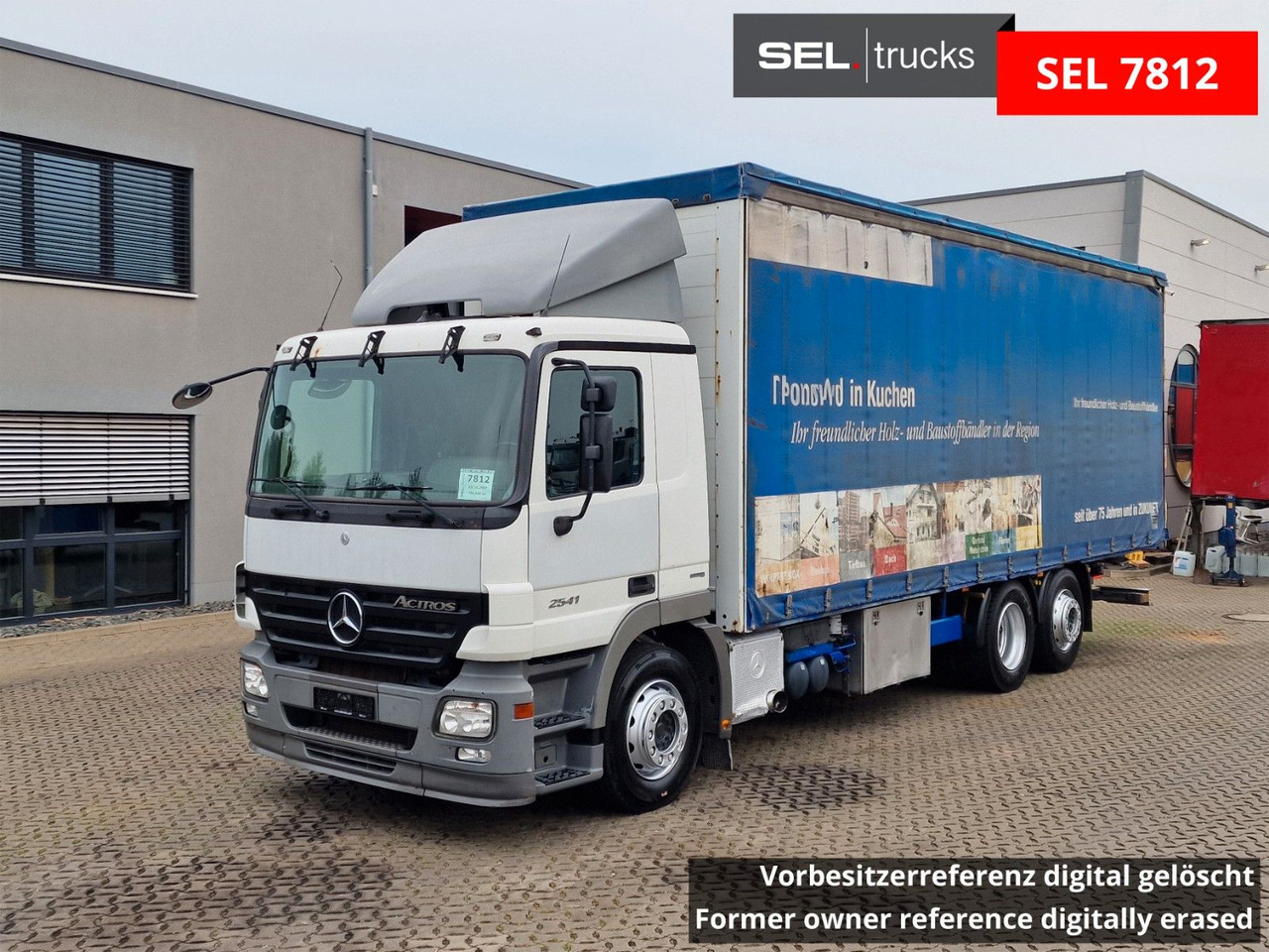 Mercedes-Benz Actros 2541 / Lenkachse / Liftachse / V6 - Camion à rideaux coulissants: photos 1 Mercedes-Benz Actros 2541 / Lenkachse / Liftachse / V6 - Camion à rideaux coulissants: photos 1