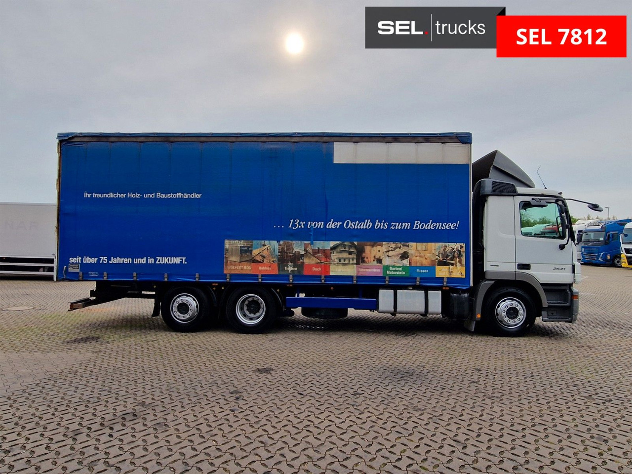 Mercedes-Benz Actros 2541 / Lenkachse / Liftachse / V6 - Camion à rideaux coulissants: photos 4 Mercedes-Benz Actros 2541 / Lenkachse / Liftachse / V6 - Camion à rideaux coulissants: photos 4