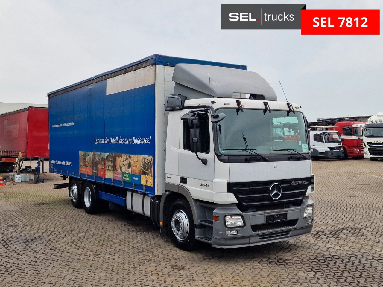 Mercedes-Benz Actros 2541 / Lenkachse / Liftachse / V6 - Camion à rideaux coulissants: photos 3 Mercedes-Benz Actros 2541 / Lenkachse / Liftachse / V6 - Camion à rideaux coulissants: photos 3