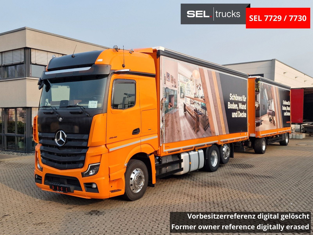 Mercedes-Benz Actros 2548 / Retarder / Euro 6E / Aluklappen - Camion à rideaux coulissants: photos 1 Mercedes-Benz Actros 2548 / Retarder / Euro 6E / Aluklappen - Camion à rideaux coulissants: photos 1
