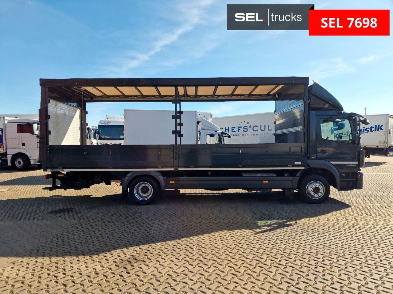 Mercedes-Benz Atego 1221 / Ladebordwand - Camion à rideaux coulissants: photos 4 Mercedes-Benz Atego 1221 / Ladebordwand - Camion à rideaux coulissants: photos 4