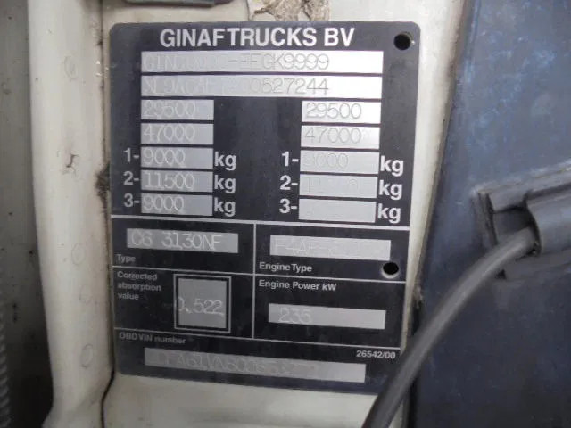 Crédit-bail de Ginaf C 3127 N NL TRUCK Ginaf C 3127 N NL TRUCK: photos 6