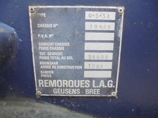 Semi-remorque porte-conteneur/ Caisse mobile LAG 0-3-34: photos 13