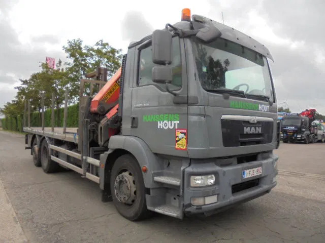 MAN TGM 340 6X2 GESTUURD - Camion grue: photos 3 MAN TGM 340 6X2 GESTUURD - Camion grue: photos 3