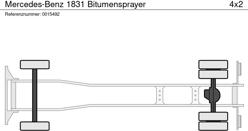 Mercedes-Benz 1831 Bitumensprayer - Répandeuse: photos 4 Mercedes-Benz 1831 Bitumensprayer - Répandeuse: photos 4