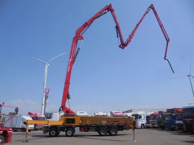 Mercedes-Benz Actros 4144 8X4 SANY 56M BETONPOMP - Camion pompe: photos 1 Mercedes-Benz Actros 4144 8X4 SANY 56M BETONPOMP - Camion pompe: photos 1