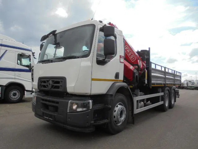 Renault 320 6X4 + FASSI F245 DEMO UNUSED - Camion plateau, Camion grue: photos 1 Renault 320 6X4 + FASSI F245 DEMO UNUSED - Camion plateau, Camion grue: photos 1