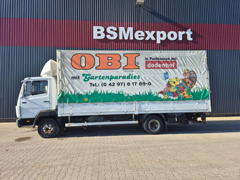 Mercedes-Benz 814 - Camion à rideaux coulissants: photos 4 Mercedes-Benz 814 - Camion à rideaux coulissants: photos 4