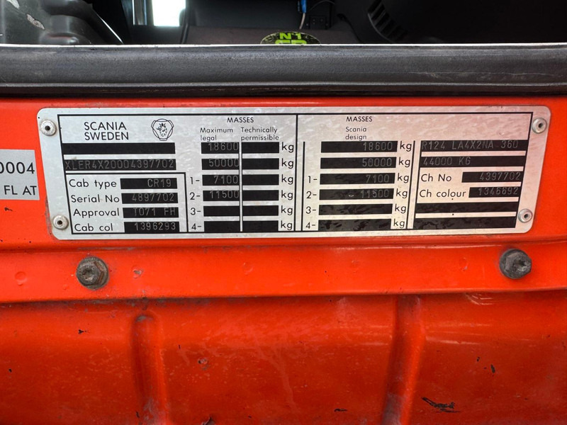 Tracteur routier Scania R 124 LA 360, Manual pump.: photos 11