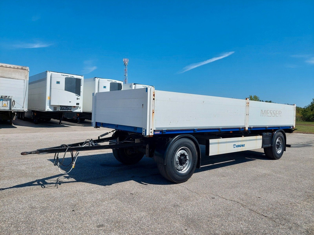 Krone AZW 18 Baustoffanhänger - Remorque plateau: photos 1 Krone AZW 18 Baustoffanhänger - Remorque plateau: photos 1