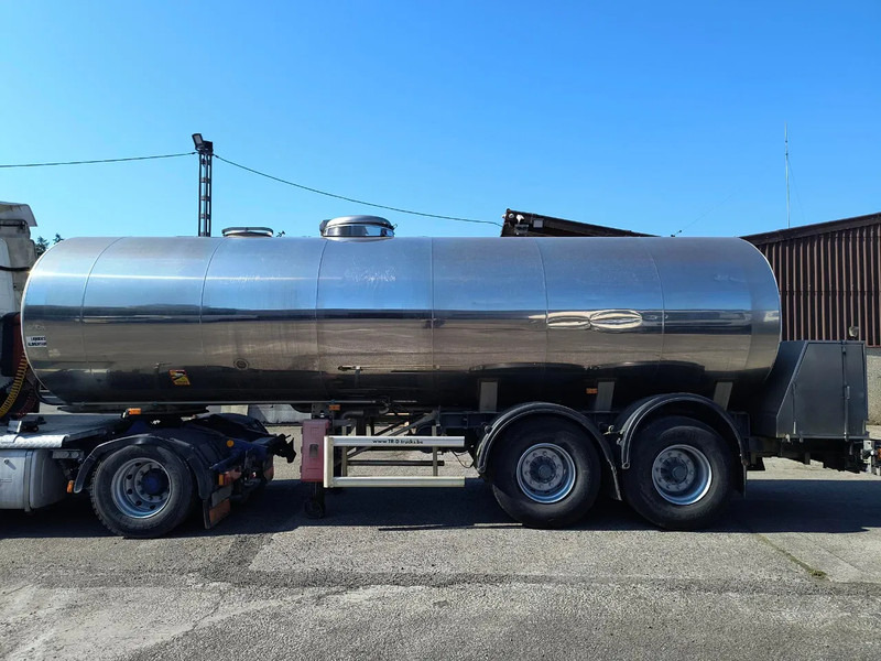 MAISONNEUVE INSULATED INOX TANK 25000 L - 1 COMP - PUMP - Semi-remorque citerne: photos 2 MAISONNEUVE INSULATED INOX TANK 25000 L - 1 COMP - PUMP - Semi-remorque citerne: photos 2