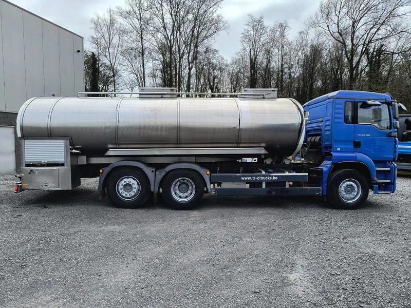 MAN TGA 26.360 INSULATED INOX TANK - 2 COMP - AIRCO - LIFT/STEERING AXLE - Camion citerne: photos 4 MAN TGA 26.360 INSULATED INOX TANK - 2 COMP - AIRCO - LIFT/STEERING AXLE - Camion citerne: photos 4
