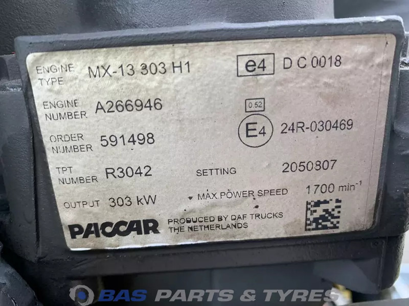 DAF CF Euro 6 Motor DAF MX13 300 H1 1850003 - Moteur pour Camion: photos 5 DAF CF Euro 6 Motor DAF MX13 300 H1 1850003 - Moteur pour Camion: photos 5