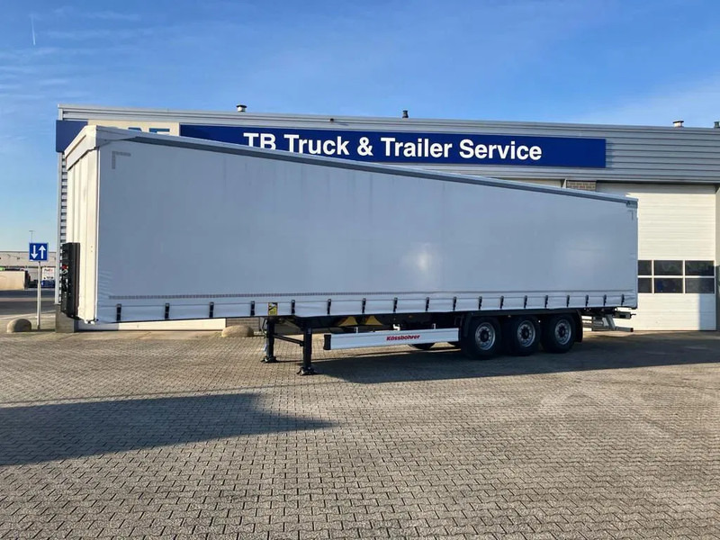 Kässbohrer SCS X / 90 - 12 /27 met hefdak en twee liftassen - Semi-remorque rideaux coulissants: photos 4 Kässbohrer SCS X / 90 - 12 /27 met hefdak en twee liftassen - Semi-remorque rideaux coulissants: photos 4