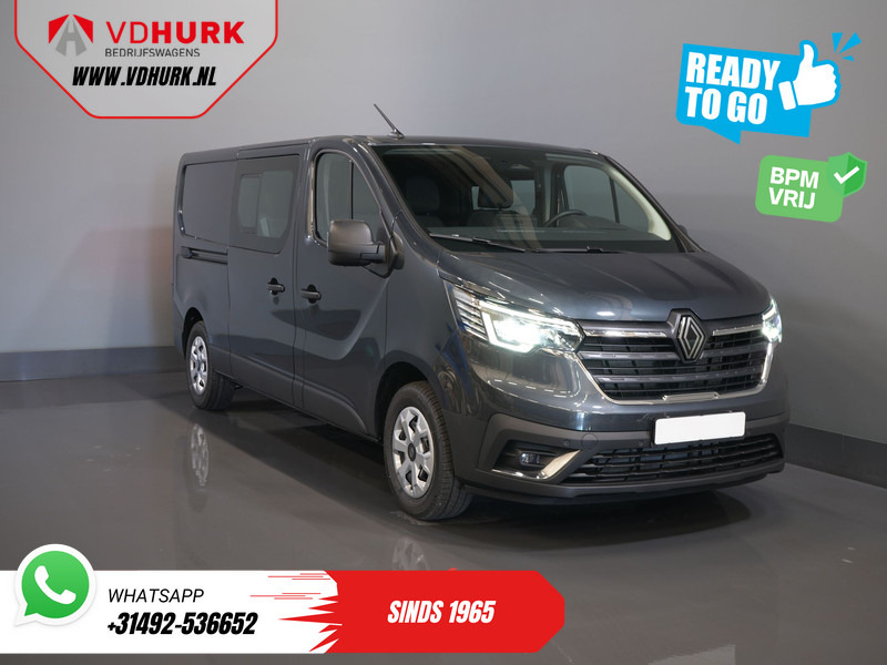 Renault Trafic 2.0 dCi 130 pk L2 BPM VRIJ! DC Dubbel Cabine LED/ 2xSchuifdeur/ Navi/ Carplay/ Camera/ PDC/ Cruise - Fourgonnette, Utilitaire double cabine: photos 1 Renault Trafic 2.0 dCi 130 pk L2 BPM VRIJ! DC Dubbel Cabine LED/ 2xSchuifdeur/ Navi/ Carplay/ Camera/ PDC/ Cruise - Fourgonnette, Utilitaire double cabine: photos 1