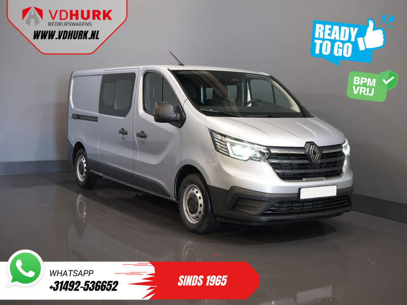 Renault Trafic 2.0 dCi 130 pk L2 BPM VRIJ! DC Dubbel Cabine LED/ 2xSchuifdeur/ Navi/ Carplay/ Camera/ PDC/ Cruise - Fourgonnette, Utilitaire double cabine: photos 1 Renault Trafic 2.0 dCi 130 pk L2 BPM VRIJ! DC Dubbel Cabine LED/ 2xSchuifdeur/ Navi/ Carplay/ Camera/ PDC/ Cruise - Fourgonnette, Utilitaire double cabine: photos 1