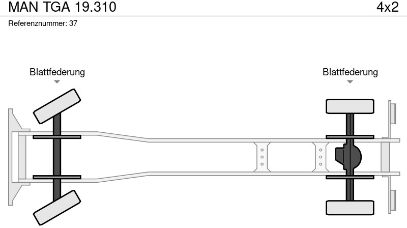 Camion benne MAN TGA 19.310: photos 13 Camion benne MAN TGA 19.310: photos 13