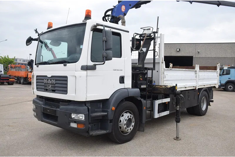 MAN TGM 18.330 - Camion benne, Camion grue: photos 5 MAN TGM 18.330 - Camion benne, Camion grue: photos 5