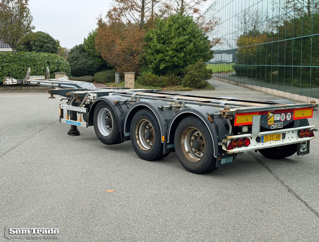 D-TEC VCC-01 FT-LS-S Drum Brakes Lift Axle Front+Middle+Back Slider Holland-Trailer - Semi-remorque porte-conteneur/ Caisse mobile: photos 3 D-TEC VCC-01 FT-LS-S Drum Brakes Lift Axle Front+Middle+Back Slider Holland-Trailer - Semi-remorque porte-conteneur/ Caisse mobile: photos 3