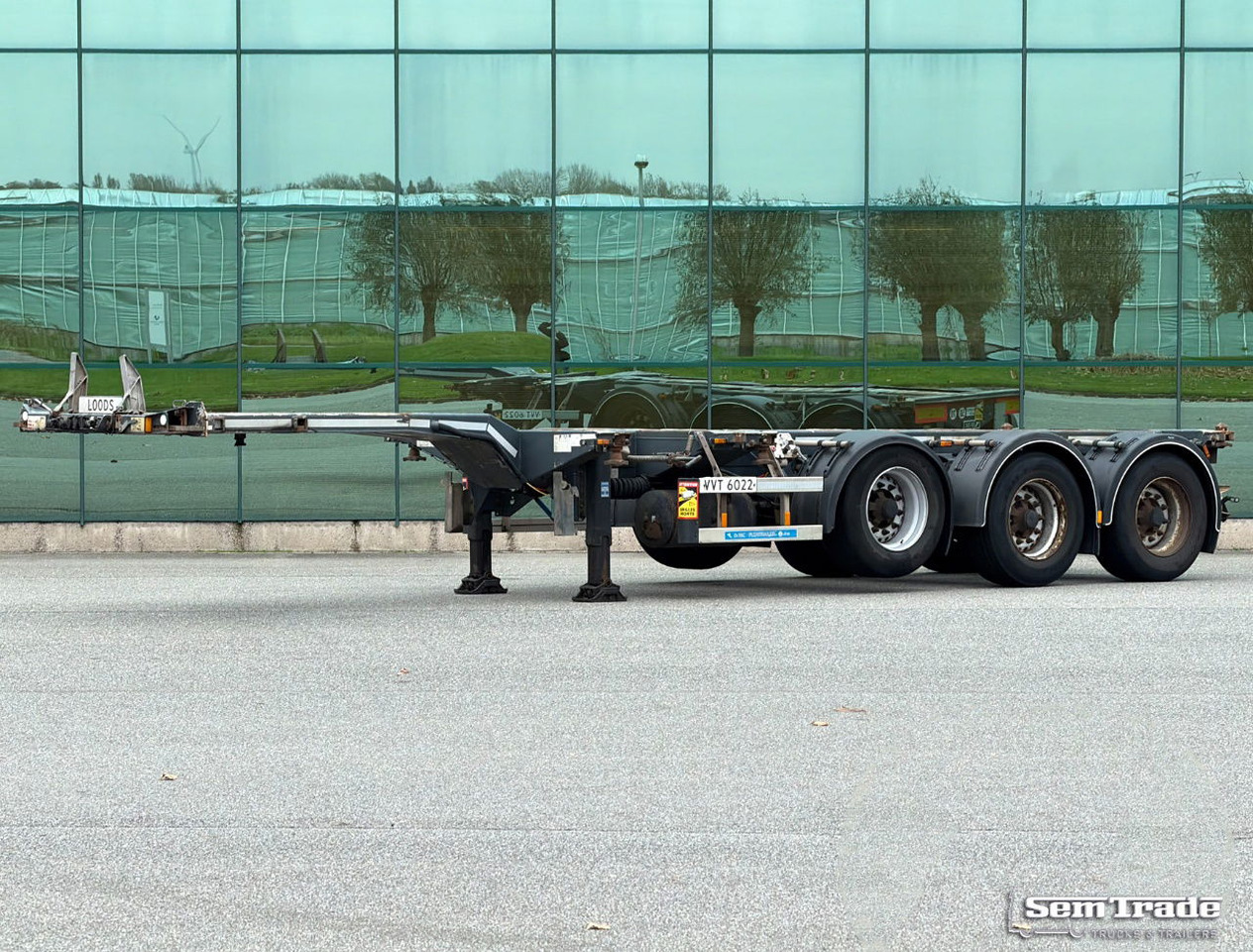 D-TEC VCC-01 FT-LS-S Drum Brakes Lift Axle Front+Middle+Back Slider Holland-Trailer - Semi-remorque porte-conteneur/ Caisse mobile: photos 1 D-TEC VCC-01 FT-LS-S Drum Brakes Lift Axle Front+Middle+Back Slider Holland-Trailer - Semi-remorque porte-conteneur/ Caisse mobile: photos 1