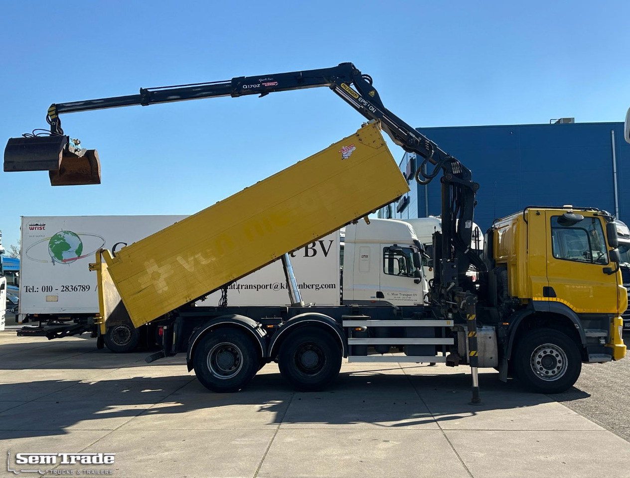 DAF CF 410 FAT 6X4 188.000 KM Palfinger 17 TON/Meter Kraan 2 Zijdige Ruizeveld K - Camion grue: photos 4 DAF CF 410 FAT 6X4 188.000 KM Palfinger 17 TON/Meter Kraan 2 Zijdige Ruizeveld K - Camion grue: photos 4