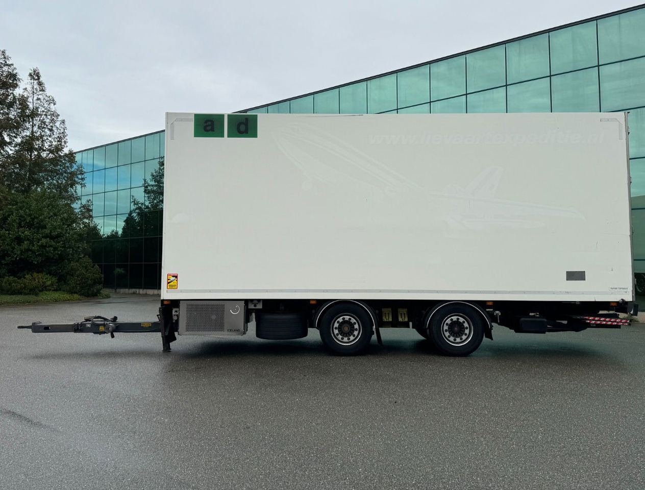 DRACO MZS 218 Wipkar 750 x 250 x 290 CM Inside Tail Lift 2021 TRS Iceland TOP Condition NL Trailertrailer - Remorque fourgon: photos 2 DRACO MZS 218 Wipkar 750 x 250 x 290 CM Inside Tail Lift 2021 TRS Iceland TOP Condition NL Trailertrailer - Remorque fourgon: photos 2