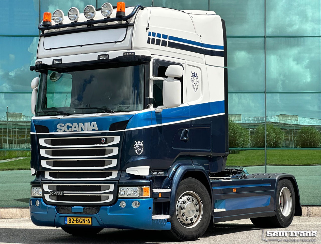 Scania R410 Topline Retarder 2X Tanks 846.000 KM Super Condition NL-Truck - Tracteur routier: photos 1 Scania R410 Topline Retarder 2X Tanks 846.000 KM Super Condition NL-Truck - Tracteur routier: photos 1