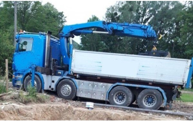 Scania 8x4 bord. R500 +23m crane - Camion benne, Camion grue: photos 5 Scania 8x4 bord. R500 +23m crane - Camion benne, Camion grue: photos 5