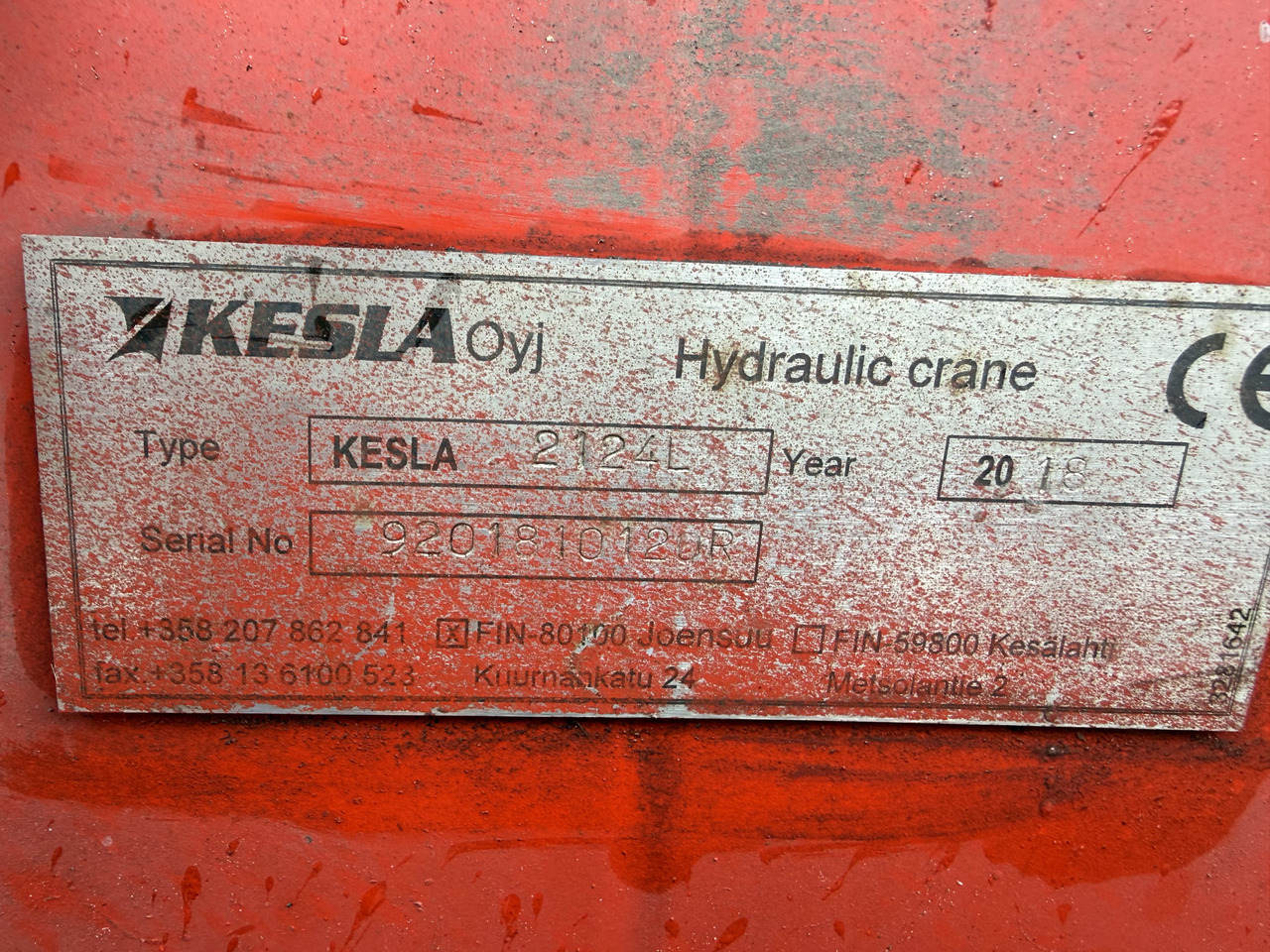 Kran Kesla 2124L - Camion grumier, Camion grue: photos 5 Kran Kesla 2124L - Camion grumier, Camion grue: photos 5