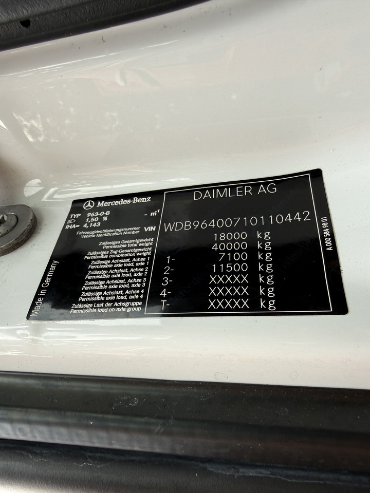 Crédit-bail de Mercedes-Benz Arocs 1827 AK 4X4 Ex- Mercedes-Benz Arocs 1827 AK 4X4 Ex-: photos 6