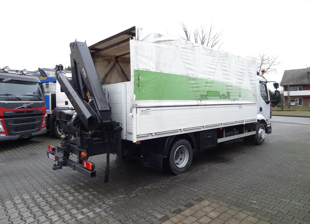 Camion grue, Camion plateau Renault Midlum 300.12 Fassi F80: photos 12