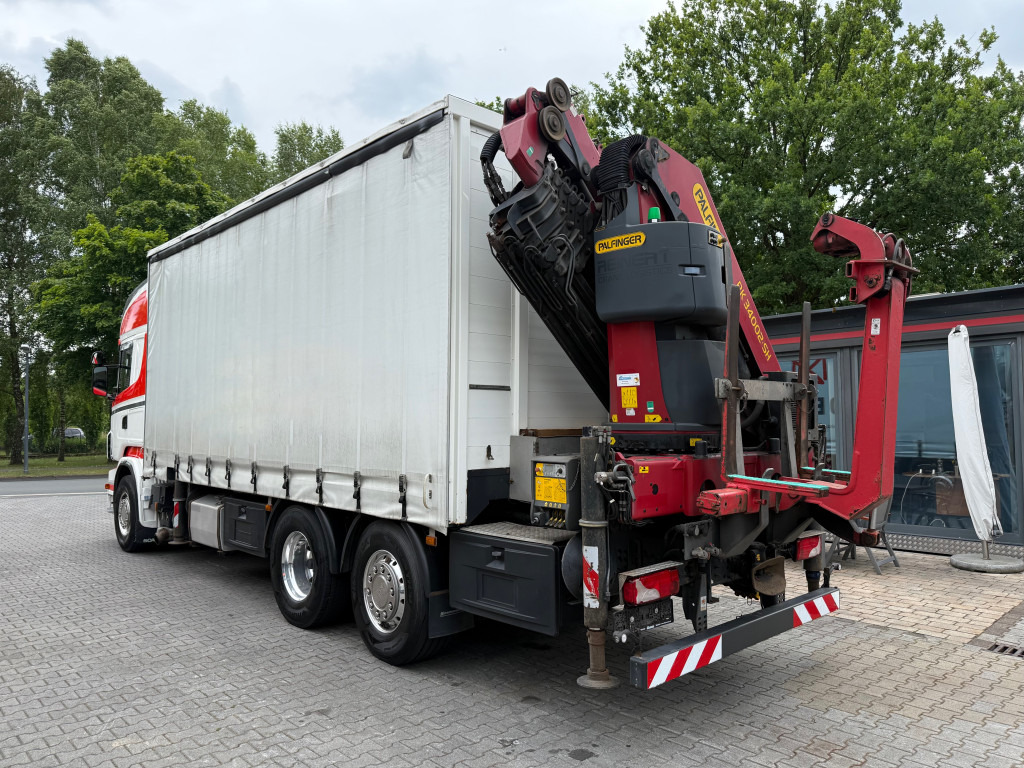 Camion plateau, Camion grue Scania R480 6X2 Palfinger 34002 bis 29 Meter: photos 12