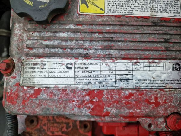 Cummins ISL9E6380 Engine (Bus) - Moteur: photos 3 Cummins ISL9E6380 Engine (Bus) - Moteur: photos 3