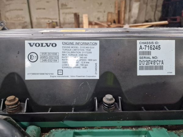 Volvo D13C460 EUV Engine (Truck) - Moteur pour Camion: photos 2 Volvo D13C460 EUV Engine (Truck) - Moteur pour Camion: photos 2