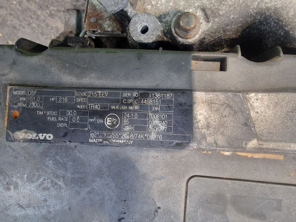 Volvo D5F 215EEV Engine (Truck) - Moteur pour Camion: photos 2 Volvo D5F 215EEV Engine (Truck) - Moteur pour Camion: photos 2