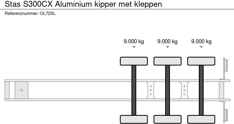 Stas S300CX Aluminium kipper met kleppen - Semi-remorque benne: photos 5 Stas S300CX Aluminium kipper met kleppen - Semi-remorque benne: photos 5