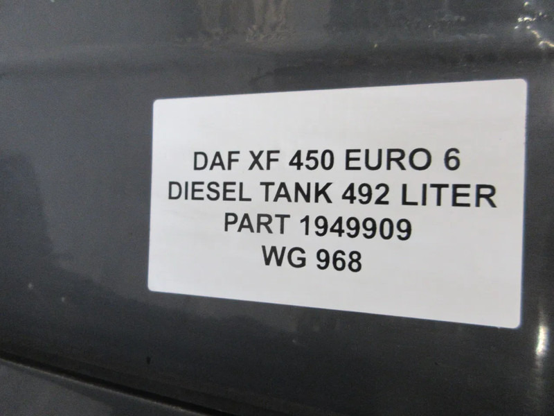 DAF 1949909 DIESELTANK 492 LITER DAF XF 450 EURO 6 MODEL 2021 - Réservoir de carburant pour Camion: photos 5 DAF 1949909 DIESELTANK 492 LITER DAF XF 450 EURO 6 MODEL 2021 - Réservoir de carburant pour Camion: photos 5